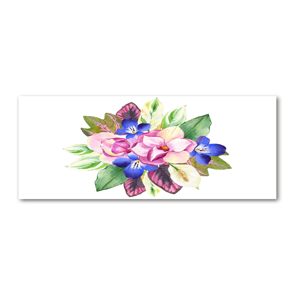 Acrylic wall art Bouquet of flowers