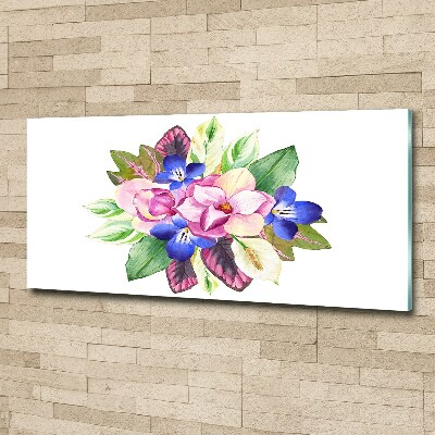 Acrylic wall art Bouquet of flowers