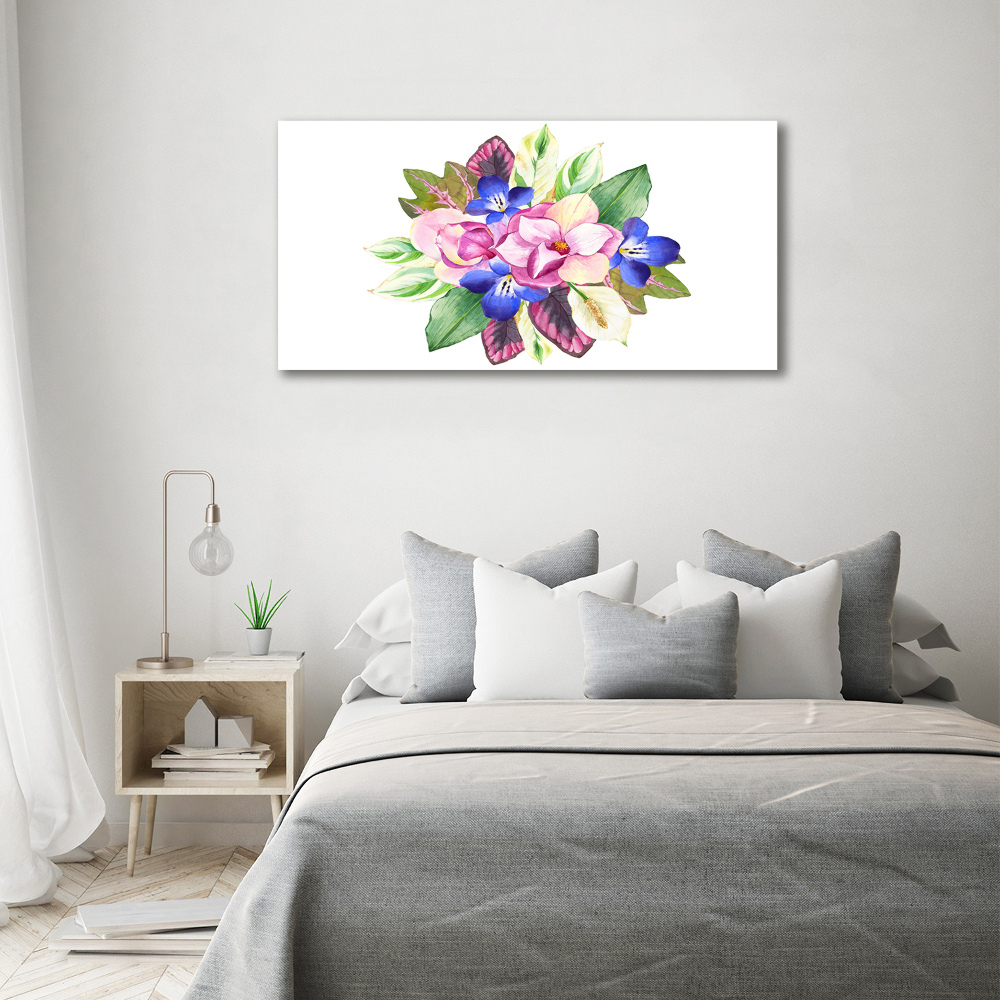 Acrylic wall art Bouquet of flowers