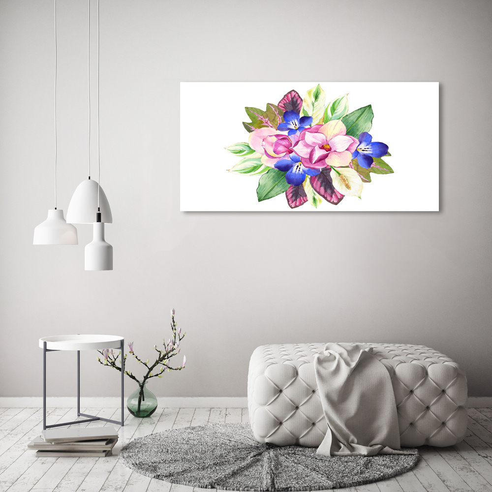 Acrylic wall art Bouquet of flowers