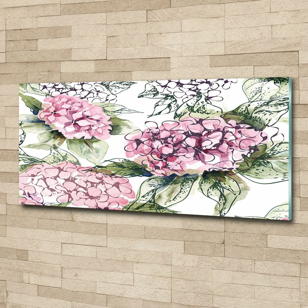 Wall art acrylic Hydrangea