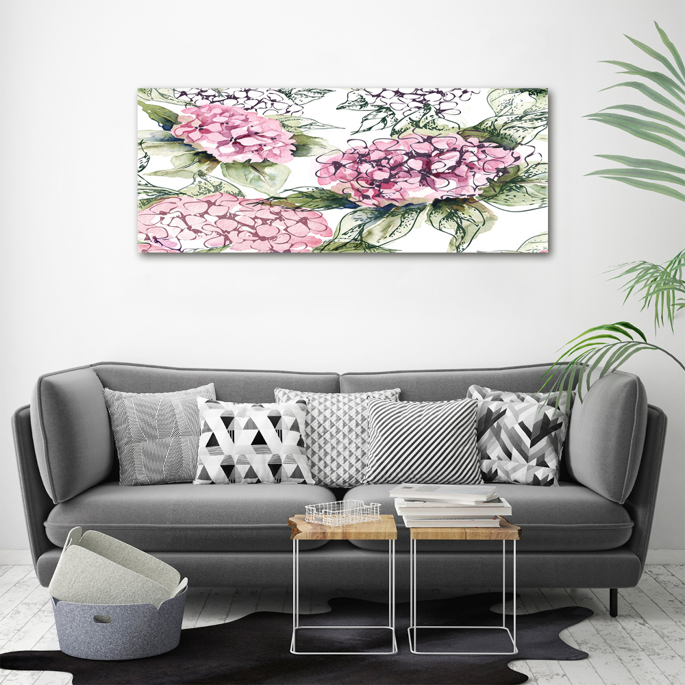 Wall art acrylic Hydrangea