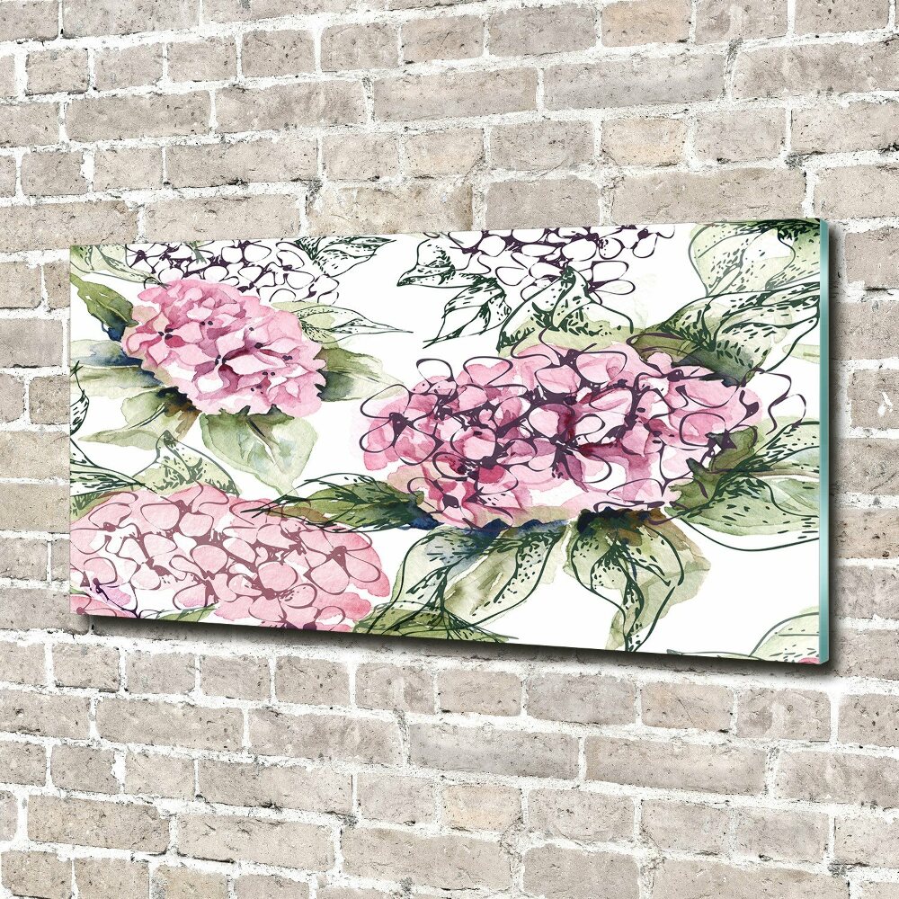 Wall art acrylic Hydrangea