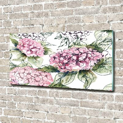 Wall art acrylic Hydrangea