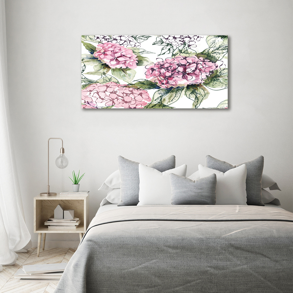 Wall art acrylic Hydrangea