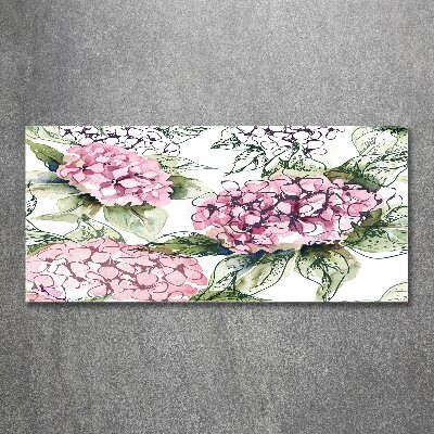 Wall art acrylic Hydrangea