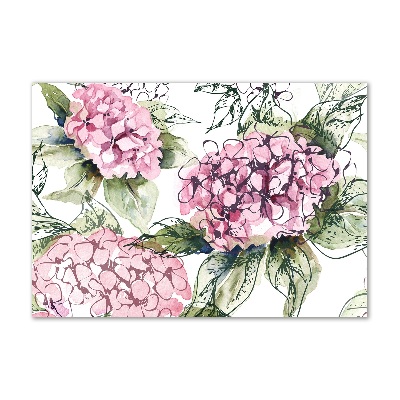 Wall art acrylic Hydrangea