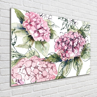 Wall art acrylic Hydrangea