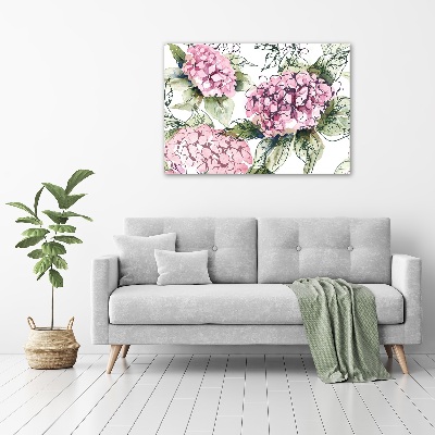 Wall art acrylic Hydrangea