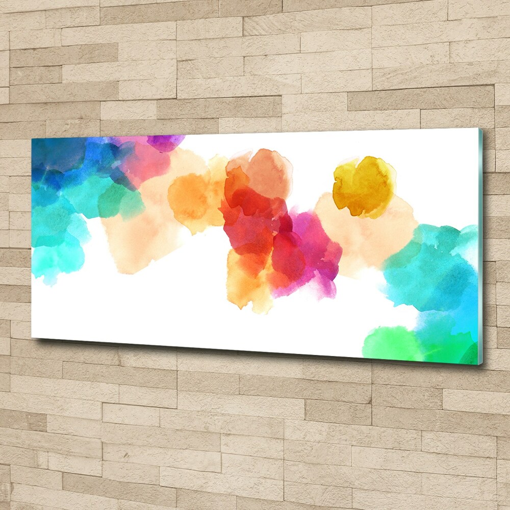 Wall art acrylic Colorful spots