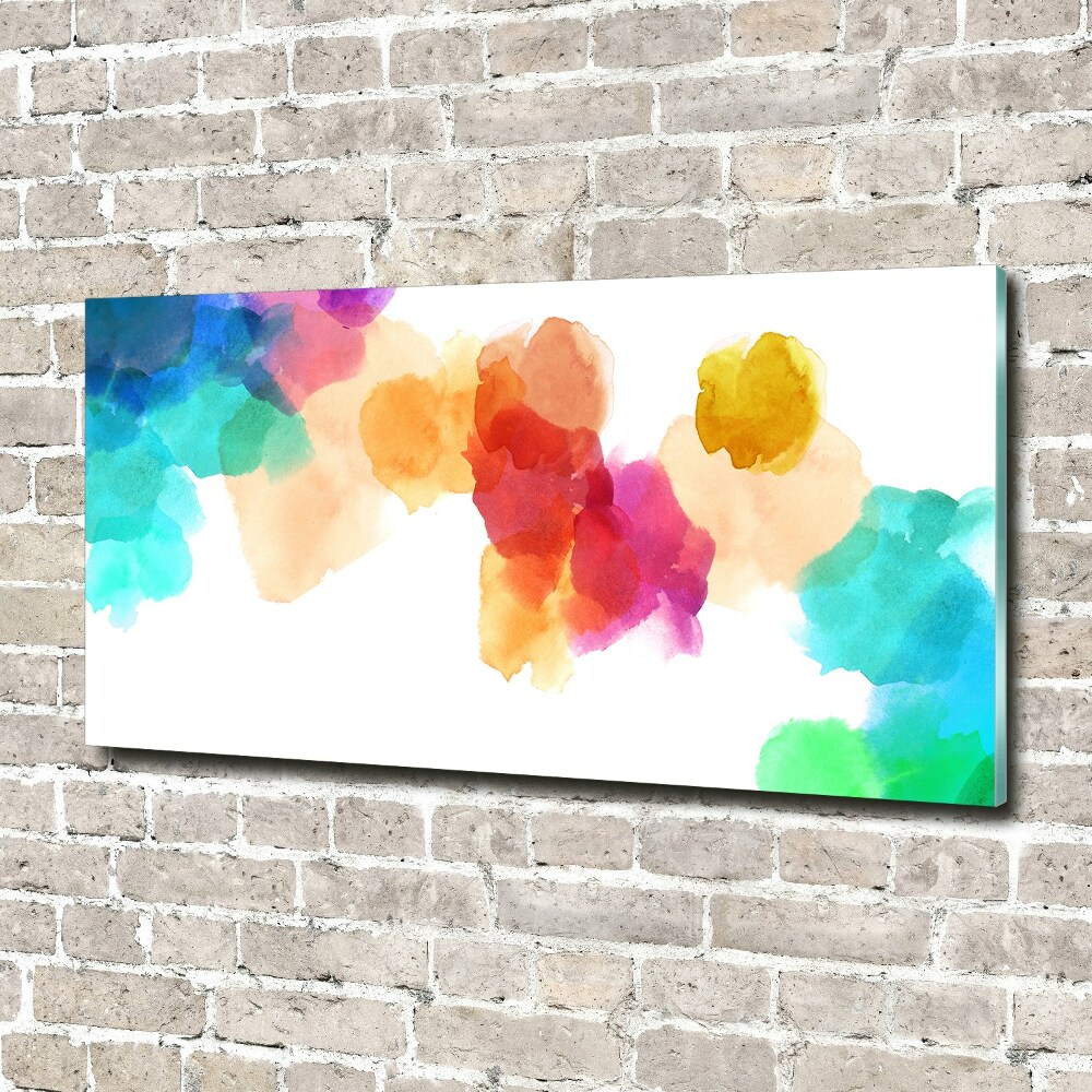 Wall art acrylic Colorful spots