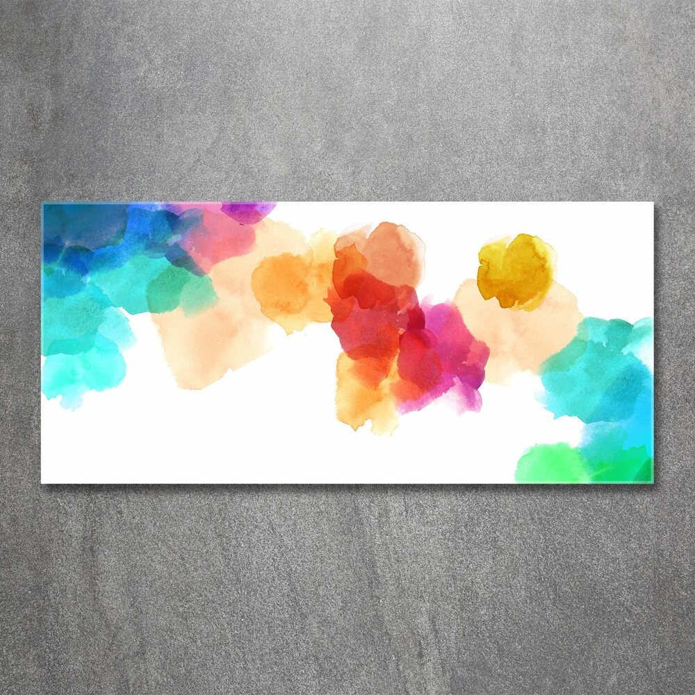 Wall art acrylic Colorful spots