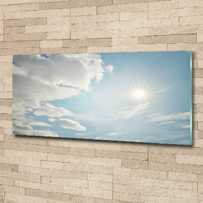 Acrylic wall art Clouds in the sky