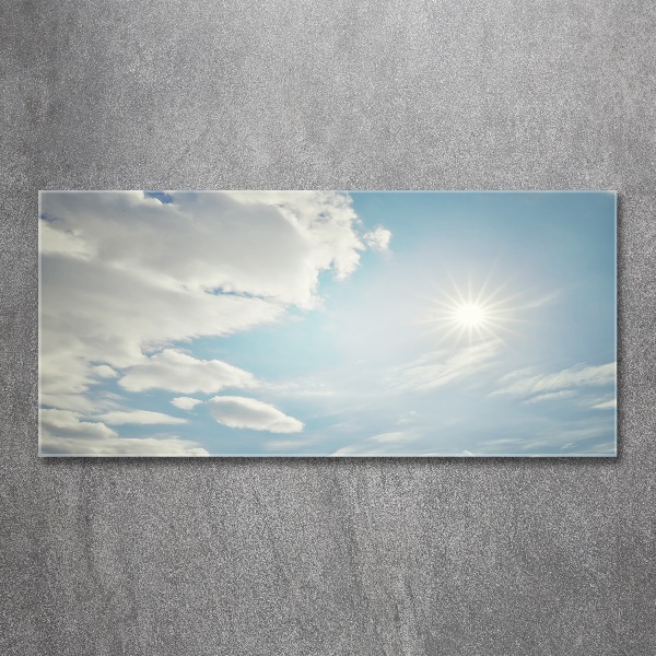 Acrylic wall art Clouds in the sky