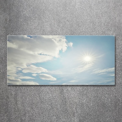 Acrylic wall art Clouds in the sky