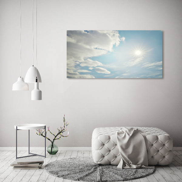 Acrylic wall art Clouds in the sky