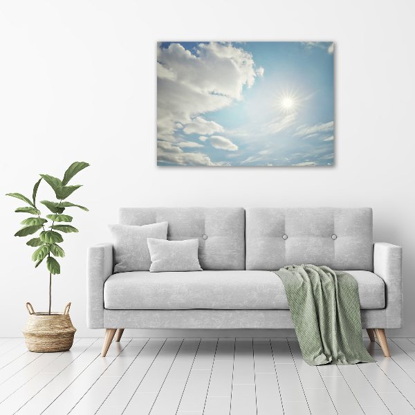 Acrylic wall art Clouds in the sky