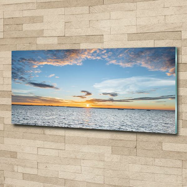 Wall art acrylic Twilight by the sea