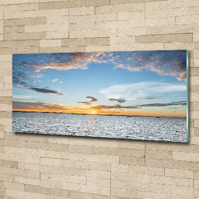 Wall art acrylic Twilight by the sea