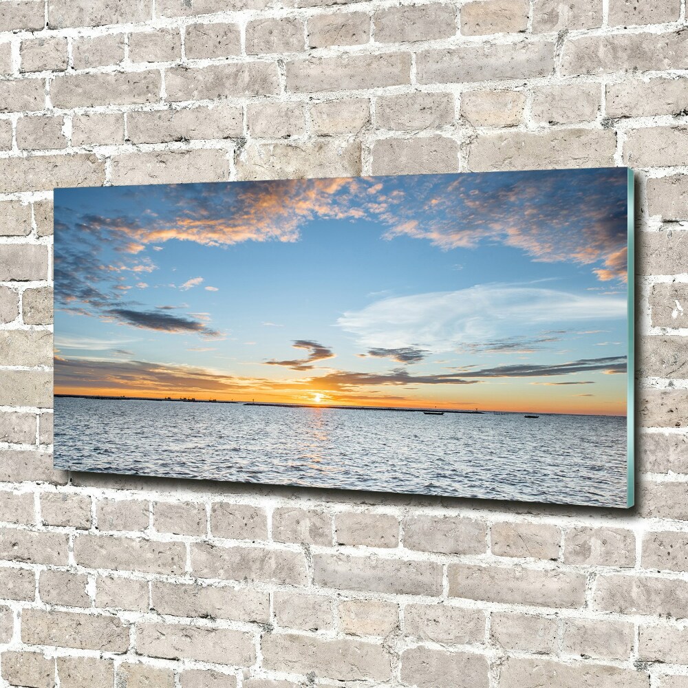 Wall art acrylic Twilight by the sea