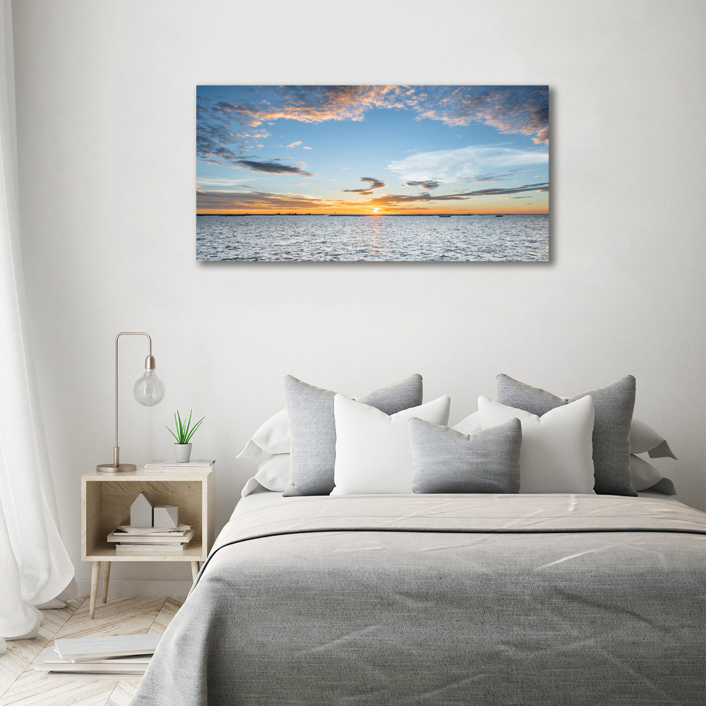 Wall art acrylic Twilight by the sea