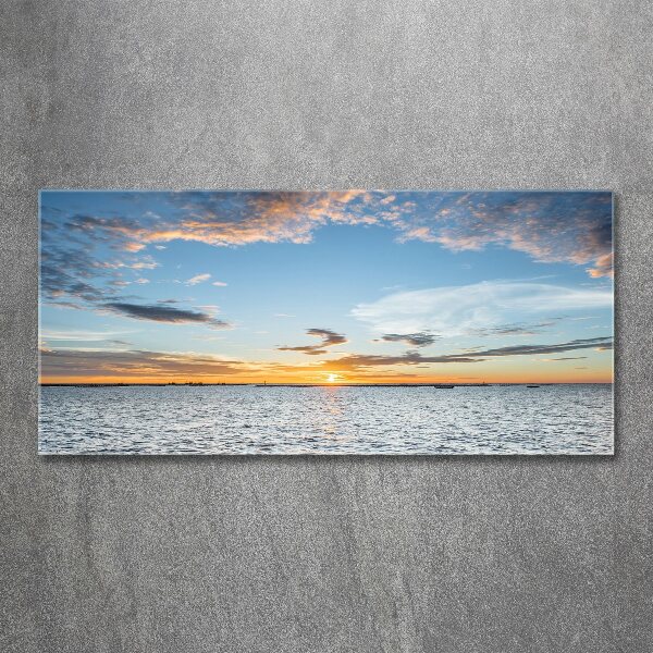 Wall art acrylic Twilight by the sea