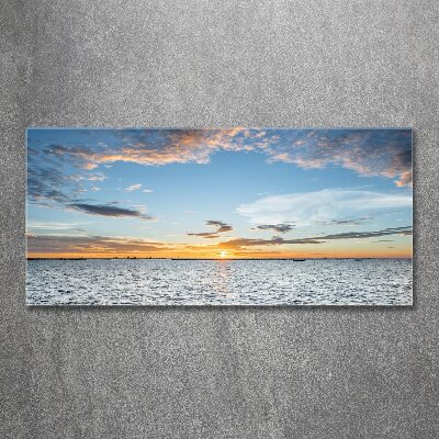 Wall art acrylic Twilight by the sea