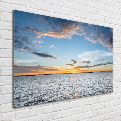 Wall art acrylic Twilight by the sea