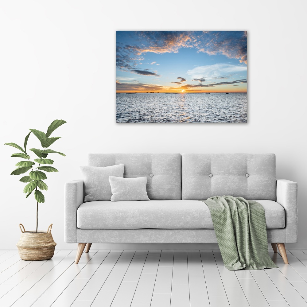 Wall art acrylic Twilight by the sea