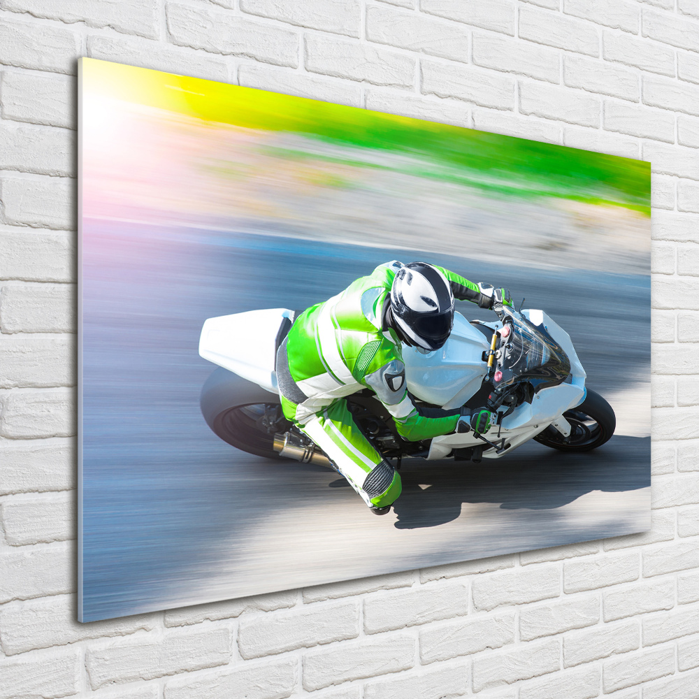 Print on acrylic Motorcycle race