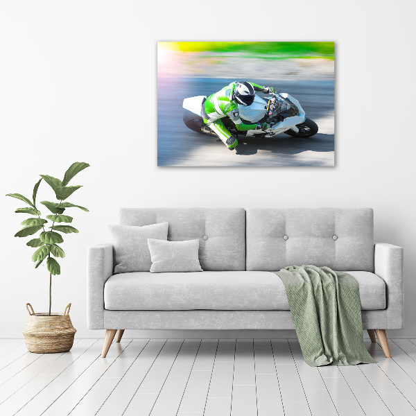 Print on acrylic Motorcycle race