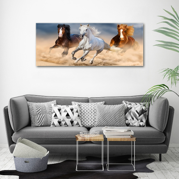 Wall art acrylic Horses in the desert