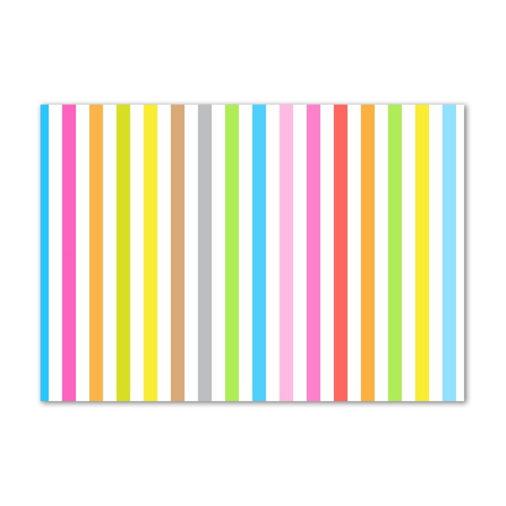 Acrylic wall art Colorful stripes