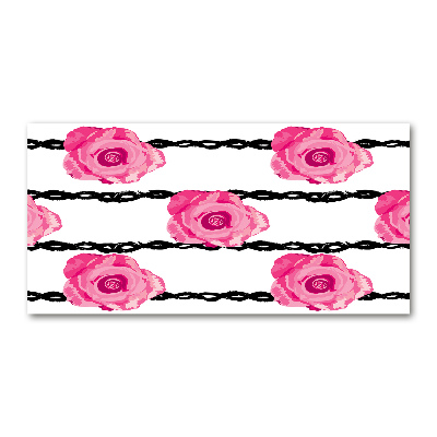 Wall art acrylic Roses