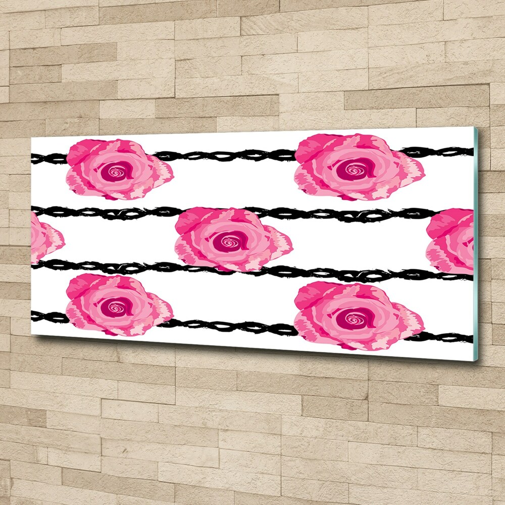 Wall art acrylic Roses