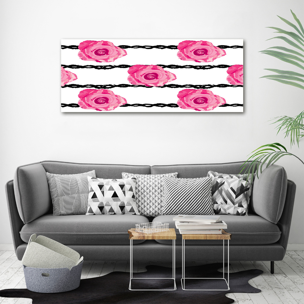 Wall art acrylic Roses