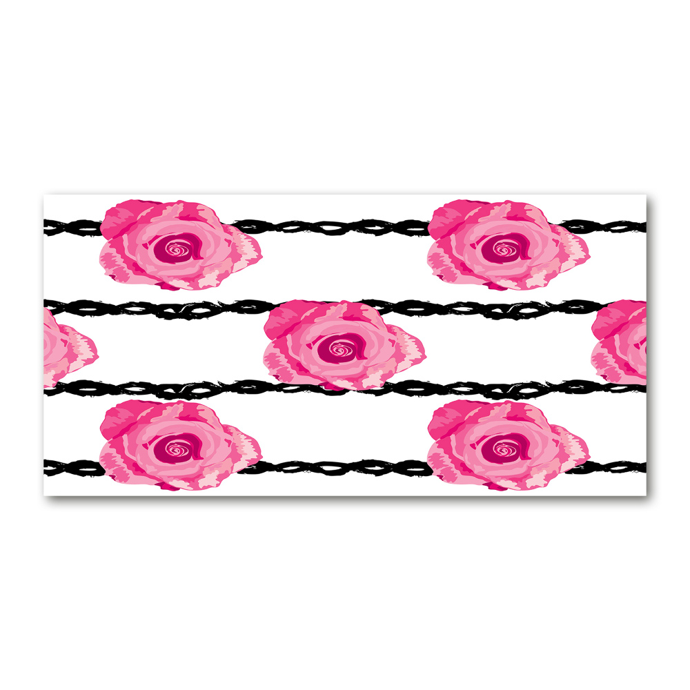 Wall art acrylic Roses