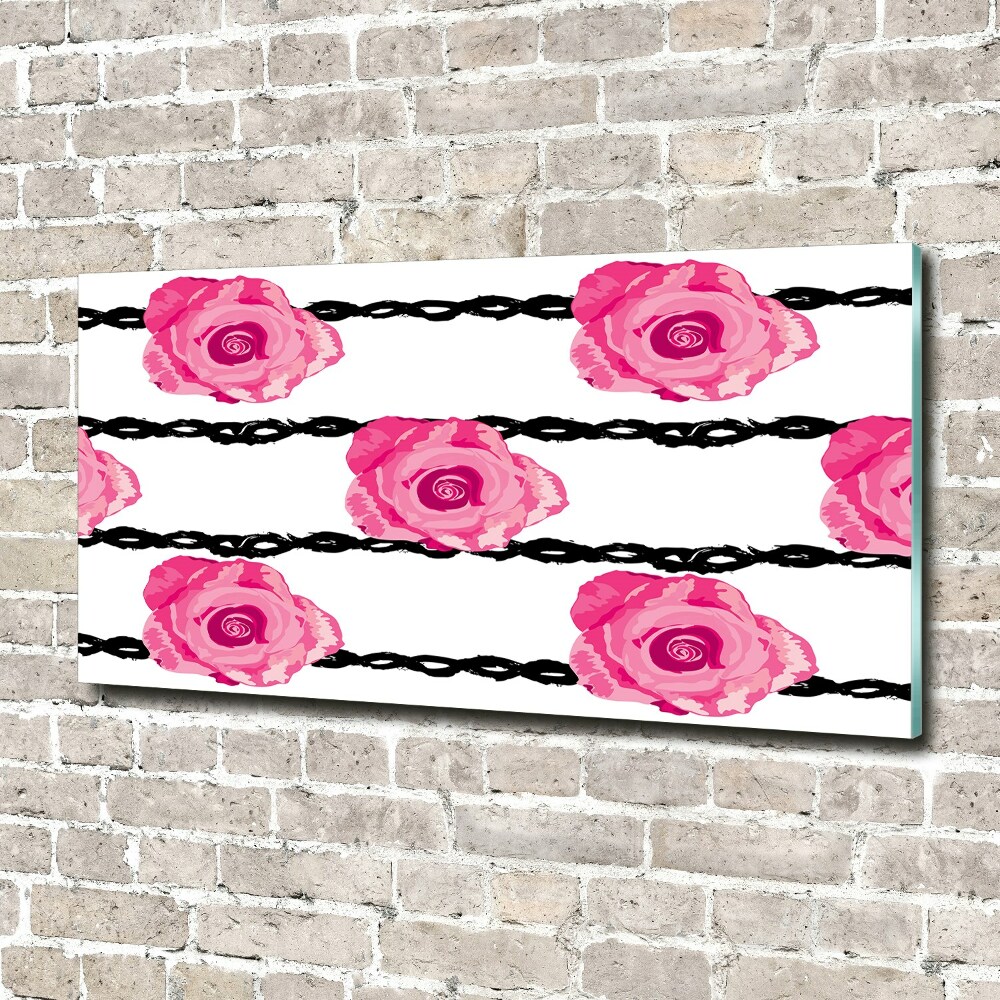 Wall art acrylic Roses