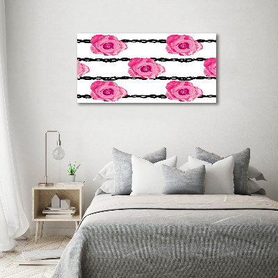 Wall art acrylic Roses