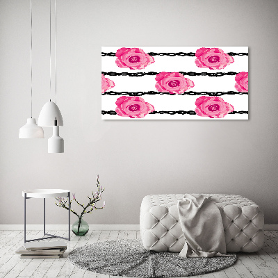 Wall art acrylic Roses