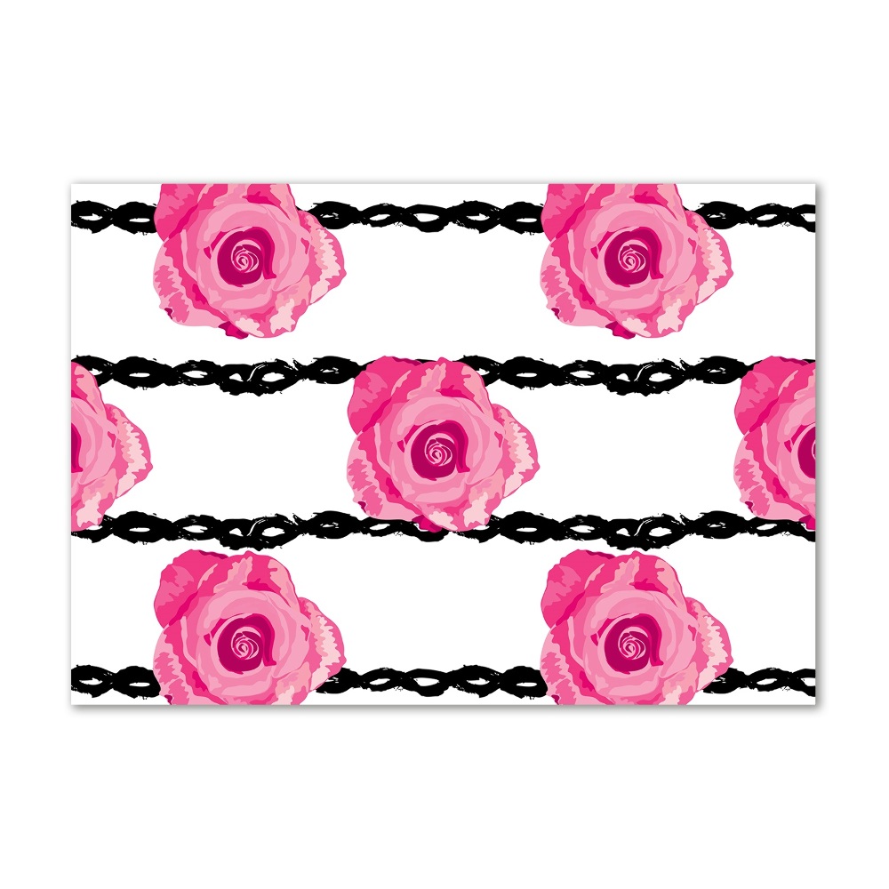 Wall art acrylic Roses