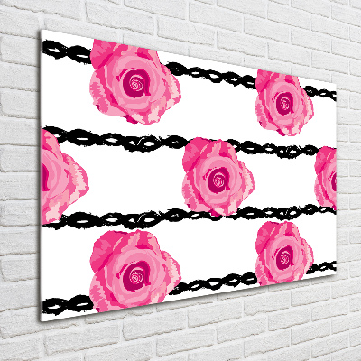 Wall art acrylic Roses