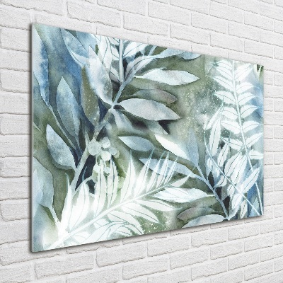 Acrylic wall art Leaves