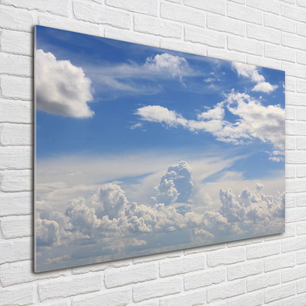 Wall art acrylic Clouds in the sky