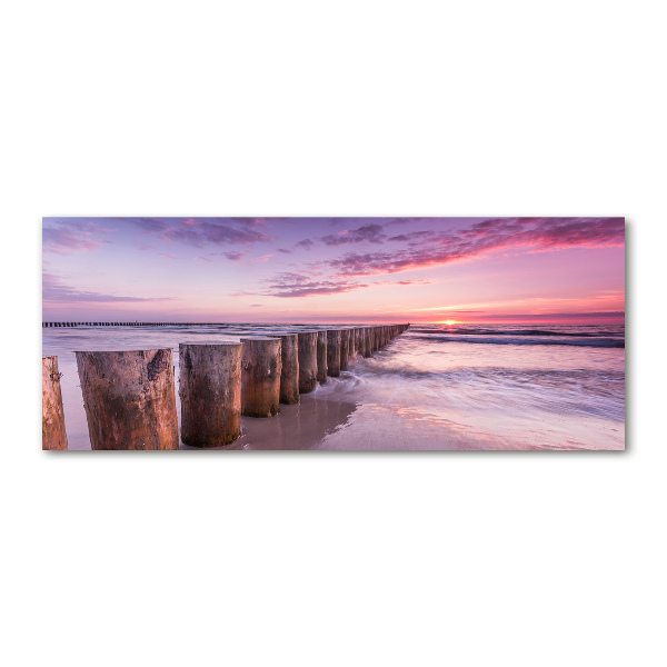 Print on acrylic Wooden breakwater