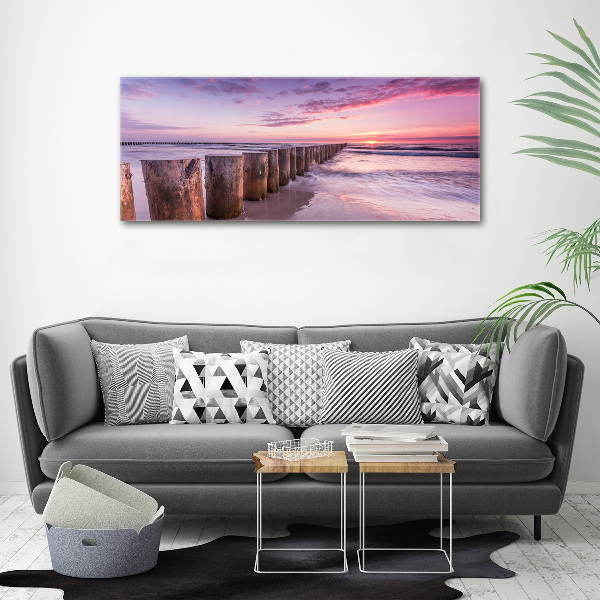 Print on acrylic Wooden breakwater