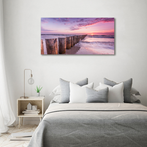 Print on acrylic Wooden breakwater