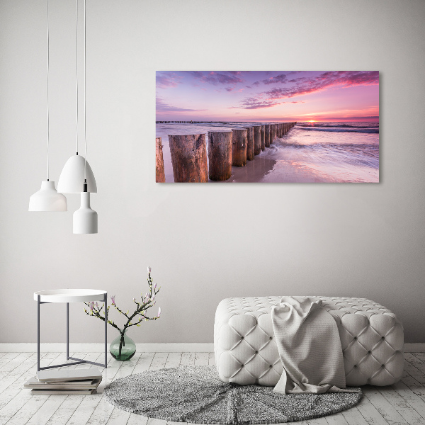 Print on acrylic Wooden breakwater