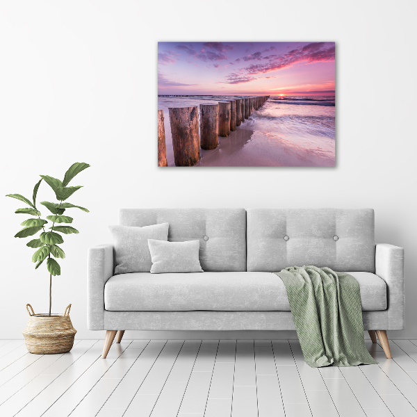 Print on acrylic Wooden breakwater