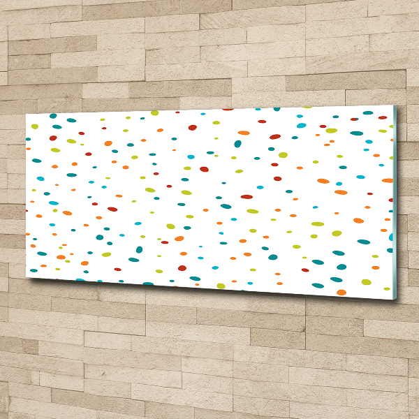 Print on acrylic Colorful dots